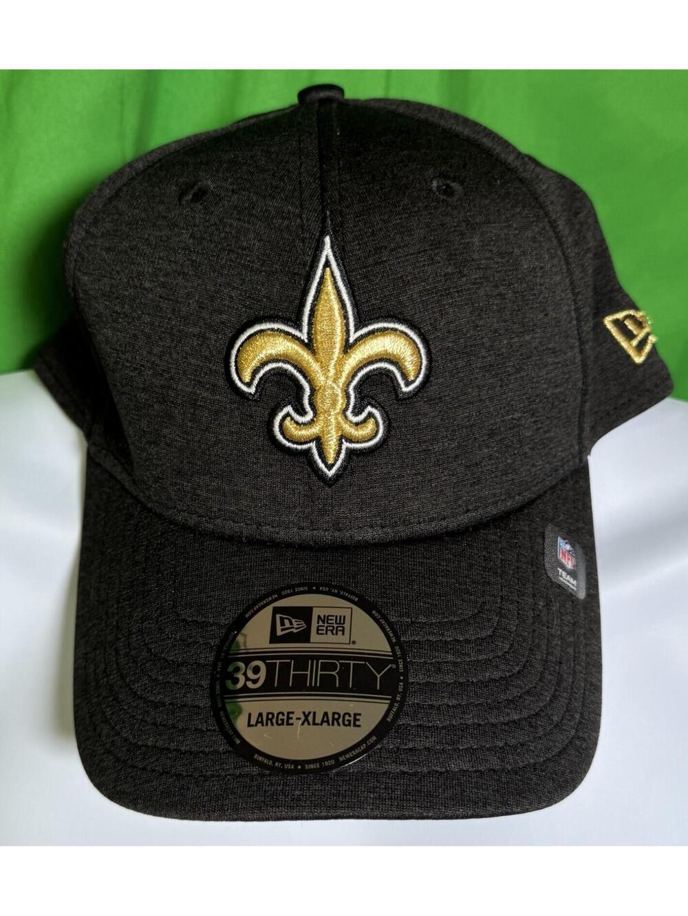 New Era New Orleans Saints 39Thirty L/XL Hat Cap NEW NWT